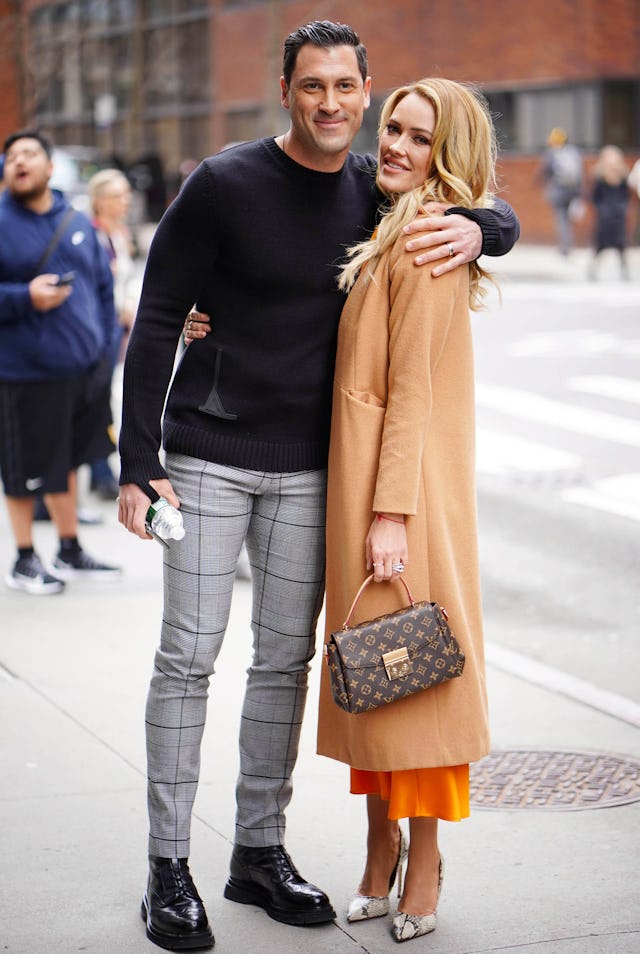 Maksim Chmerkovskiy and Peta Murgatroyd are seen on March 10, 2020 in New York City.