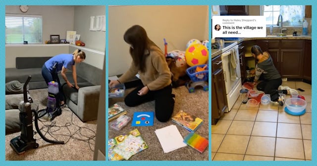 Why throw a baby shower when you could throw a nesting party instead?